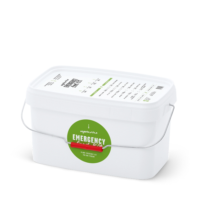 Kit de alimentos de emergencia: vegetariano