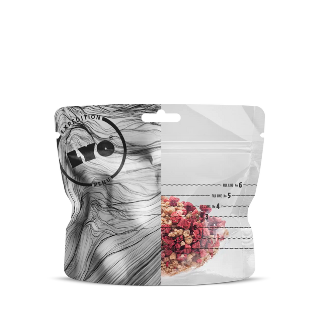 Crujiente de fresa y ruibarbo